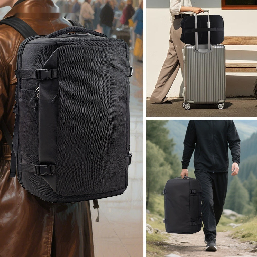 Expandable Vacuum-Compression Travel Backpack – Smart Space-Saving Carry-On