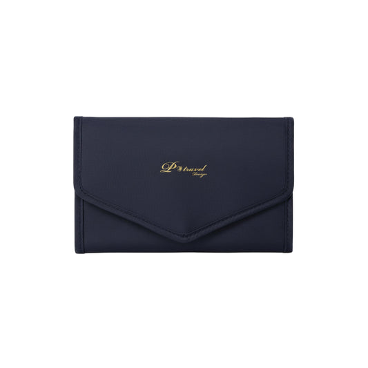 Large capacity PU leather jewelry storage bag