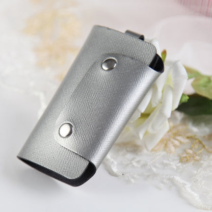 Plaid PU Leather Key Case & Clutch – Premium Compact Wallet Organizer