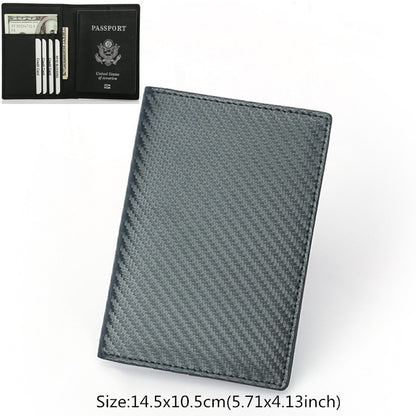 First-Layer Cowhide Passport & Boarding-Pass Wallet — Premium Leather Travel Organizer