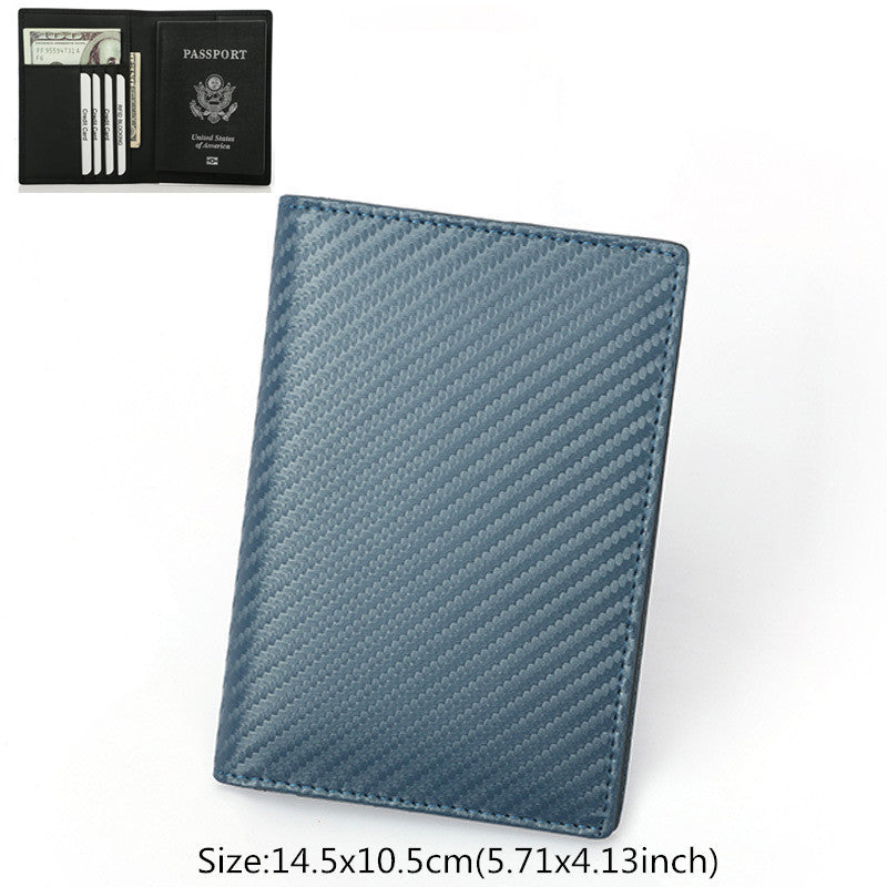 First-Layer Cowhide Passport & Boarding-Pass Wallet — Premium Leather Travel Organizer