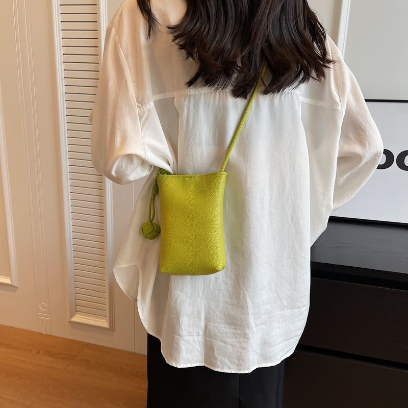 Mini Phone Crossbody Bag – Compact PU Leather Small Shoulder Pouch