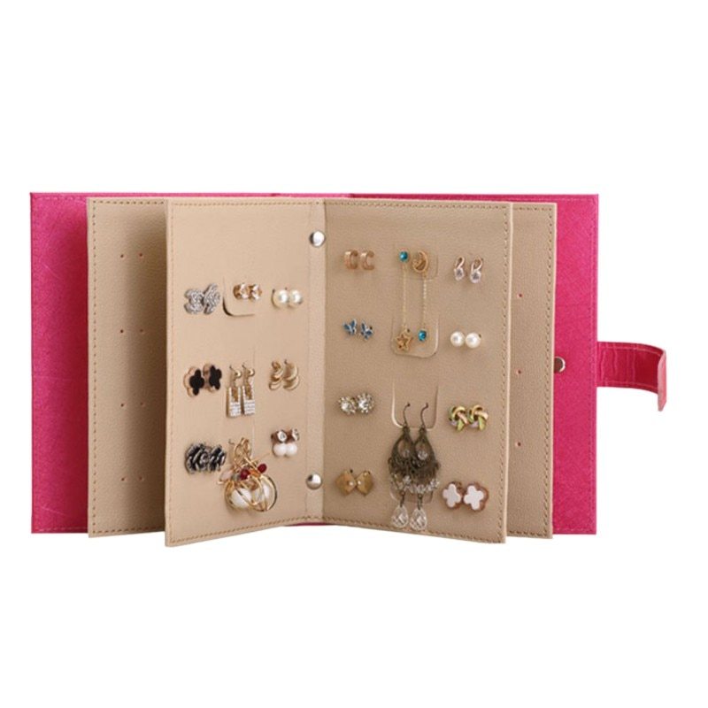 Rose Red Travel Jewelry Organizer by B & P Atelier