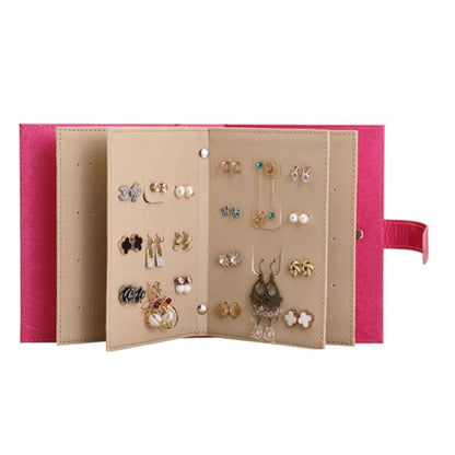 Rose Red Travel Jewelry Organizer by B & P Atelier